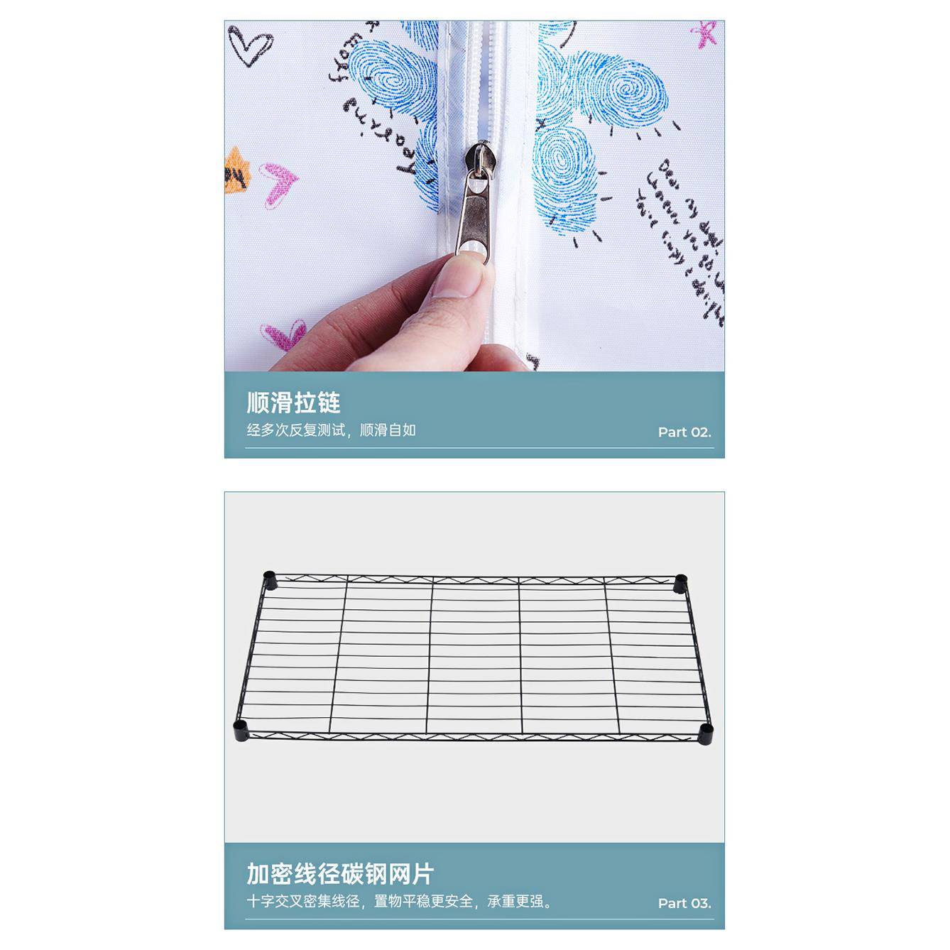 K8简易衣衣柜布套橱罩子外罩单卖防空尘套耐用坚固全密封间EYG大
