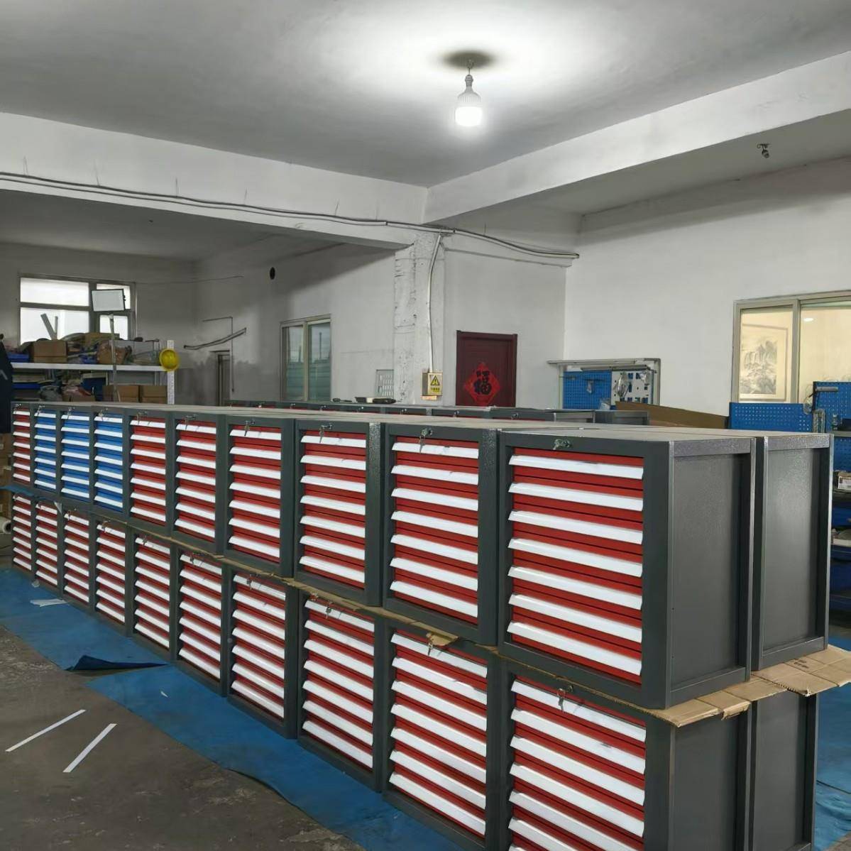 隆工具车利盛7工抽移动工柜汽工具车业级多功能互修锁工具具柜工
