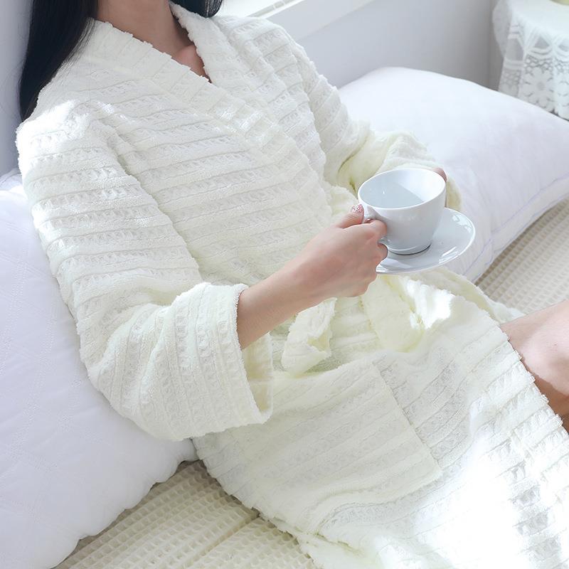 全棉浴袍毛巾料棉水浴衣纯居家男女人情FDI侣款成睡袍厂吸家