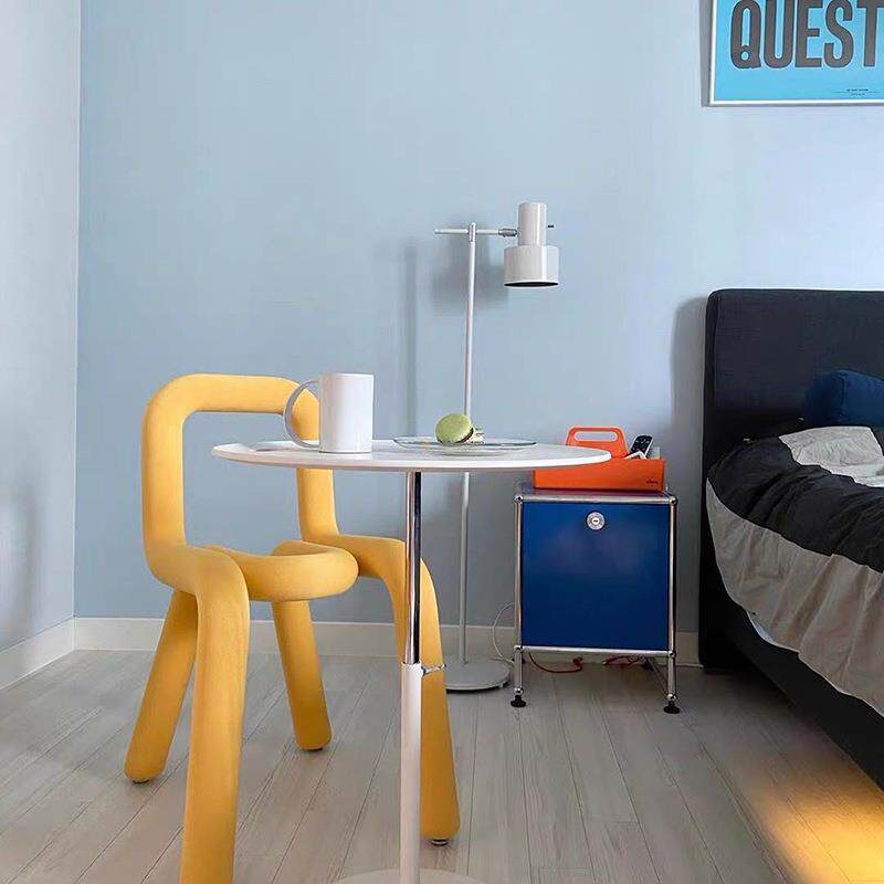 网成无品牌/人创意梳妆家台椅凳红子简约设计师餐椅用异型艺术桌