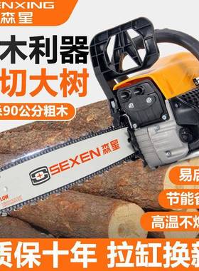 进口油锯汽伐木锯OKQ油锯大功率锯小子锯树砍树家用木型锯垒德株