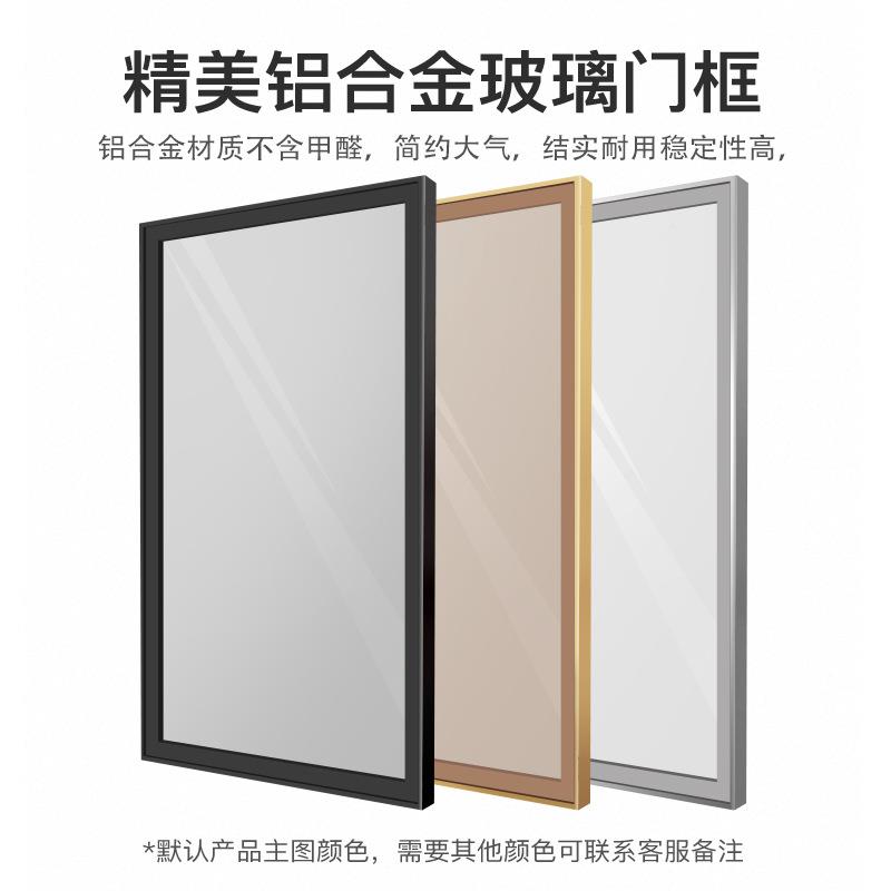 铝柜合金厨房吊279墙壁浴室卫储生间墙上收纳物柜壁挂式玻柜璃小
