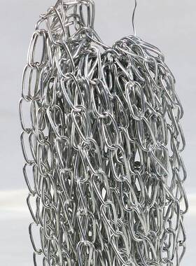 吊灯链3链0长4环栏SBA杆晾衣吊链护栏盗链项圈防吊灯链