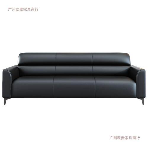 z%办公沙现代简约会客接待人位发小茶户型办公三室商务猫抓皮无品