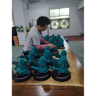 手持式 225M9寸打磨盘墙壁墙M面腻子打磨自吸尘灯手GPY机持磨带墙