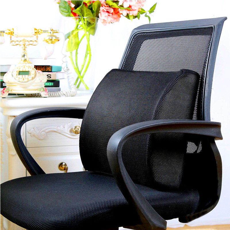 洛丽靠垫办公室腰靠记忆棉腰垫汽车靠背垫孕妇护腰靠枕腰椎垫腰枕