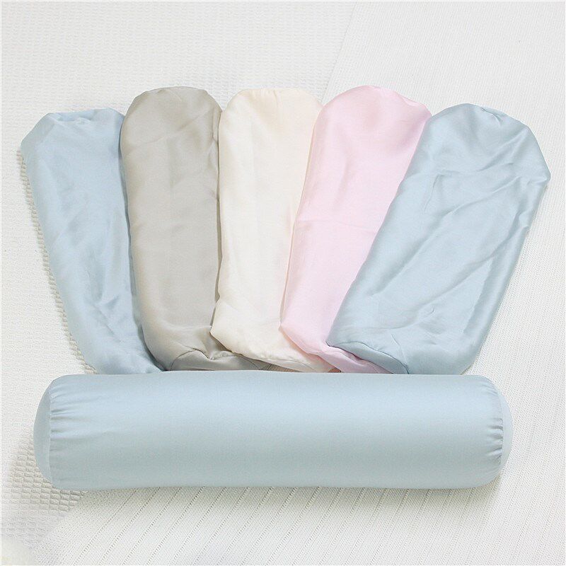 60支天丝舒适凉感夏季圆柱形抱枕套侧睡夹腿裸睡长条枕头套换洗套