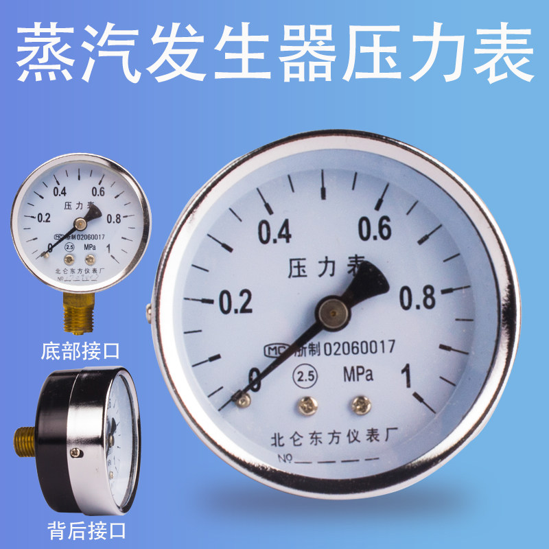 电加热蒸汽压力表电锅炉压力表蒸汽发生器配件江心 佳先锅炉配件