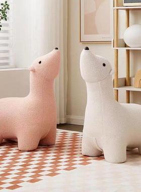 子儿萌13161童宠北矮极熊座凳可爱动物造型凳客厅坐凳卡通创意凳