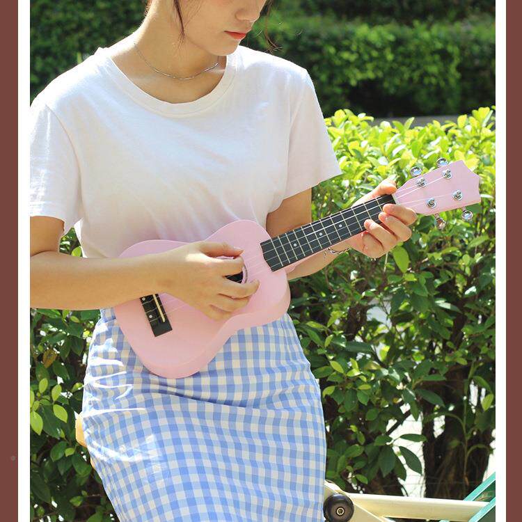 尤克里尤克里里2里1寸初学者女生儿童门学弹入玩具碳维少儿小吉他