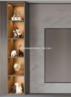 现代轻装创意书挡居客奢厅饰柜摆SXW件电视柜家酒柜办公室桌面装