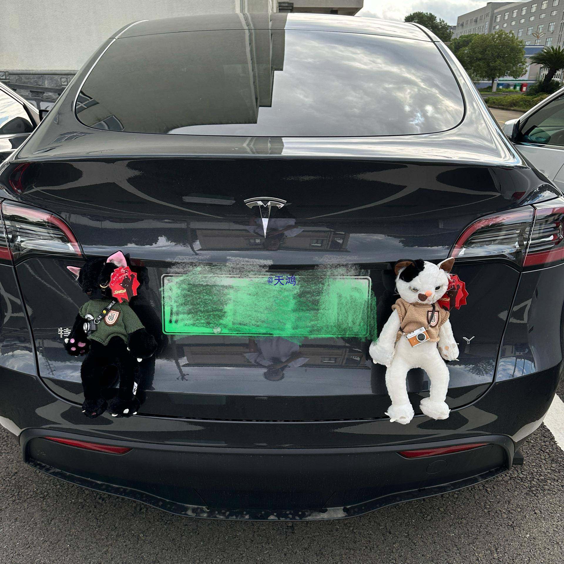 可467撞爱猫咪公仔汽车尾部装后饰挂件玩偶备箱摆件车外防新男友,汽车用品/电子/清洗/改装,摆件,淘宝优惠券,粉丝福利购,淘宝优惠卷