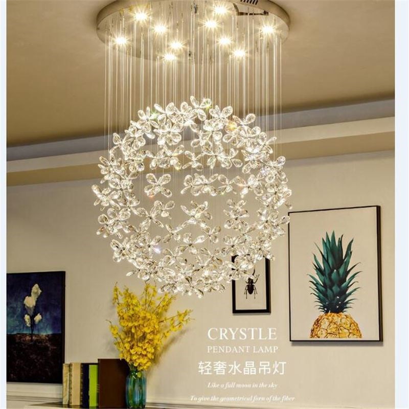 厂家批发客厅水晶灯创意个性