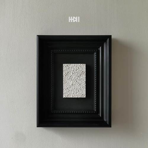 一加F77SST55浮一|轻奢水泥混凝土立体雕雕装饰画有《祥云》简塑