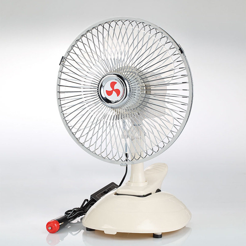 12V/24V车载家用带底座夹扇