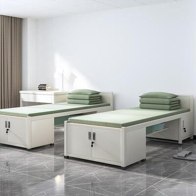 14款制式双层床员工舍上下宿铺人单位铁床单床营房MY-35452内务柜