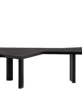 ir现书电脑桌工30927作计桌写字台实木办公桌电公竞异形设师桌工