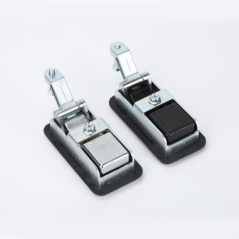 MS718按压式机柜跳弹锁柜空压机备门锁配设电箱控制MS718平面锁