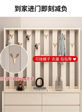 轻FDH奢柜衣架一体卧室收纳柜现代家用客厅厅靠墙客衣帽挂架斗储