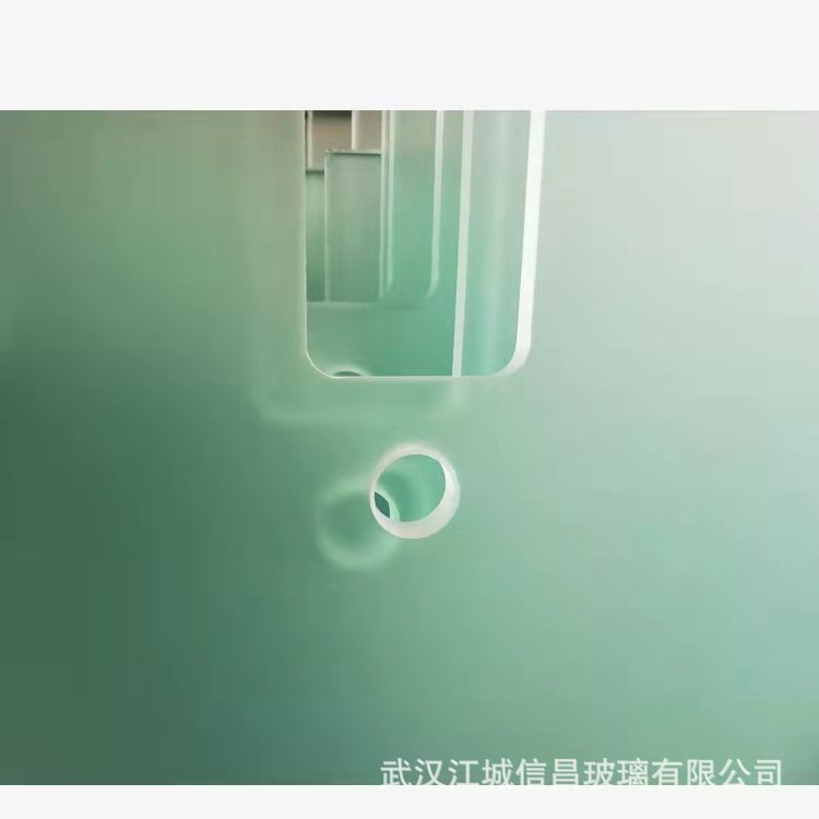 武汉10mm超白油砂钢化玻璃门