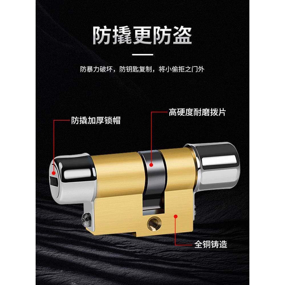 防盗门锁1芯11型3型超C级春F78M9J78门天老防式盼盼门盗异型锁芯