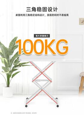 折叠桌餐桌简家用易脑饭桌便携电书可桌小户型宿ALR1W4QW舍学习升