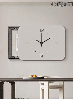 箱电闸空简电约钟挂钟打孔时钟开箱带遮表心语实力挡配电箱免箱表
