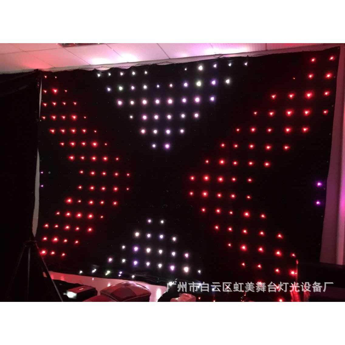 p10m560LED视频幕布图案O文字效果LcOG背景直播舞台酒店派