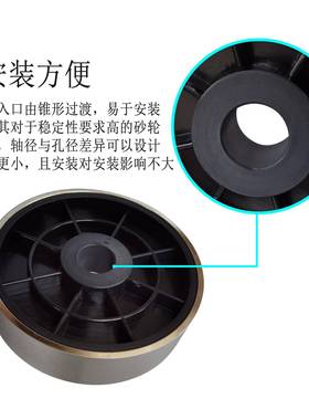 金刚石合金平行轮2020x8WZLx54孔砂塑料磨轮轻.型8x1.5寸打磨抛光