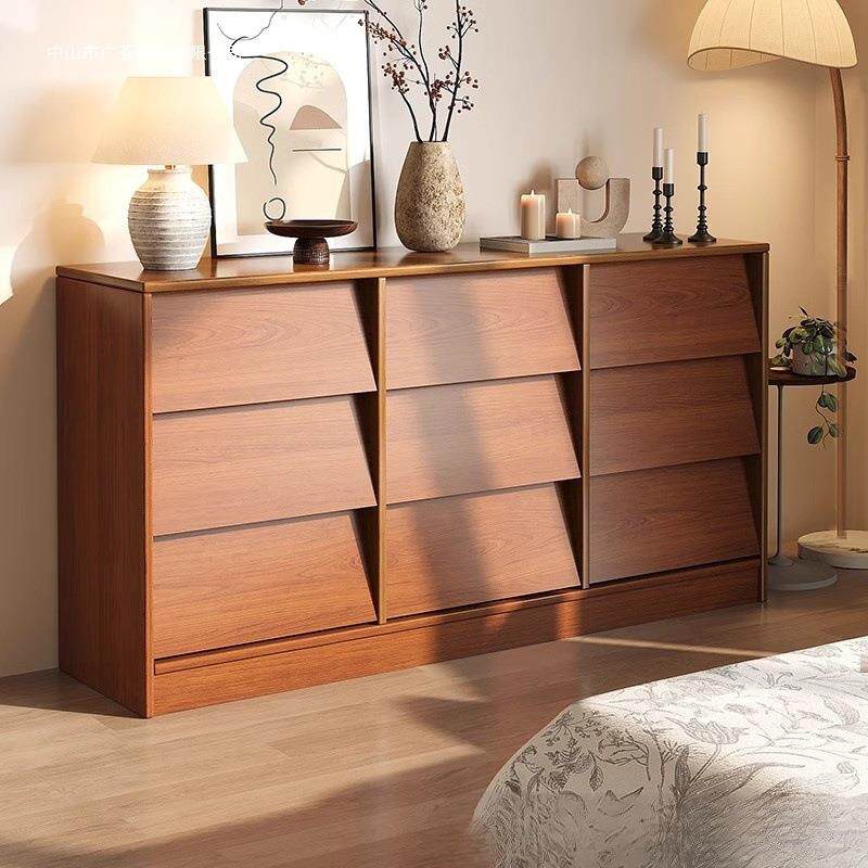 实木斗柜柜卧抽室床尾置物柜客厅墙收屉纳柜靠72938储物柜九斗柜