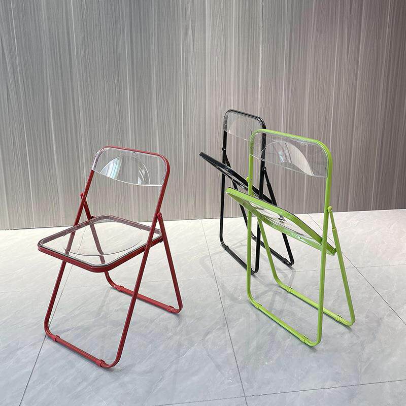 现在简谈约拉透明杆餐椅网红亚克力040塑料水晶椅设计椅师拍照洽