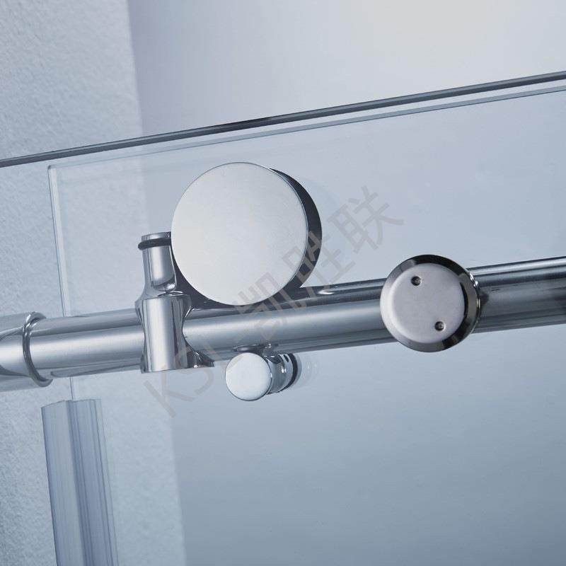 34璃不锈钢290淋浴房∮55滑轮酒店浴室防玻推拉门大厅平移门吊0轨