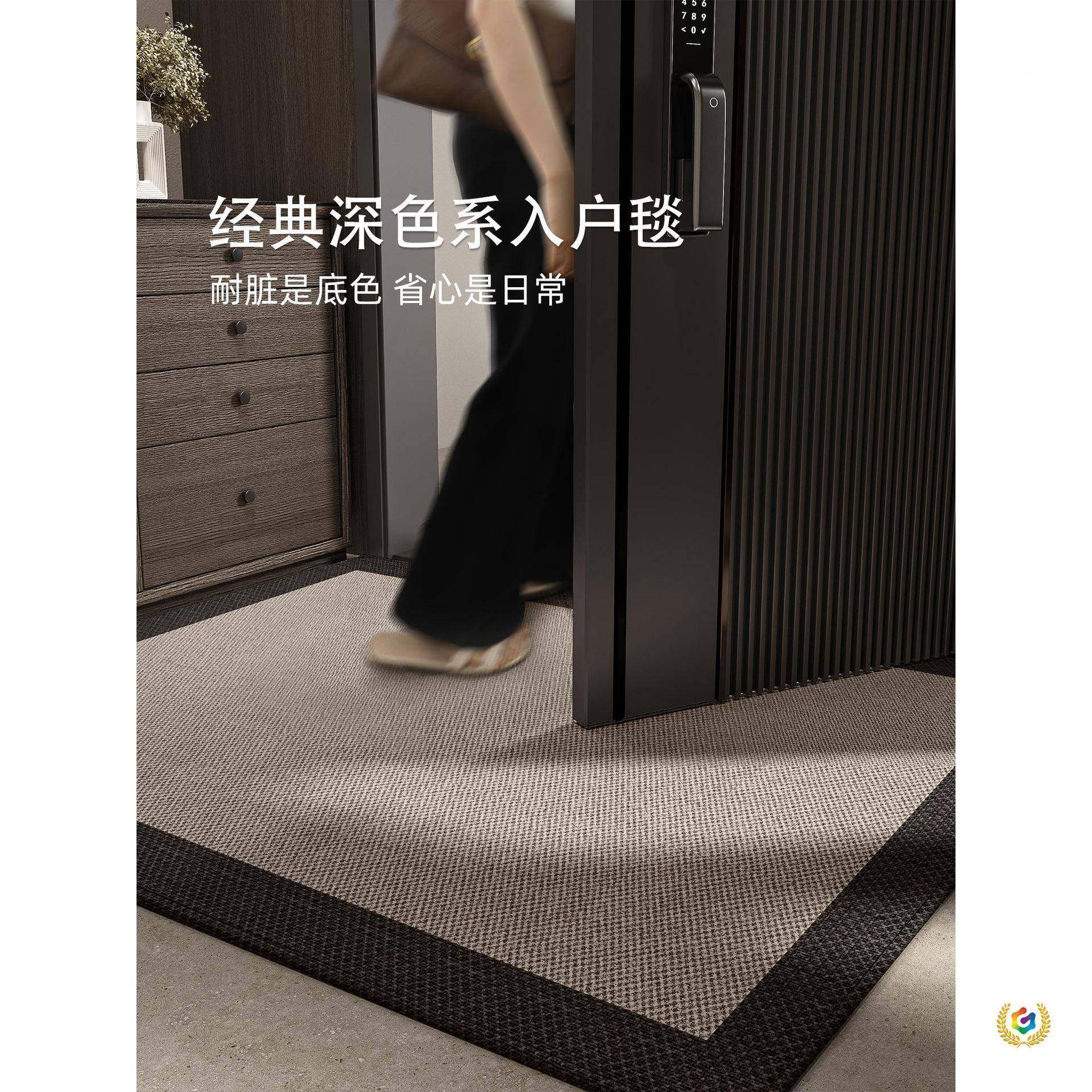 ?地垫入滑户门202垫5新款进门Fh(x}b*$门口入门脚垫耐脏防家用玄