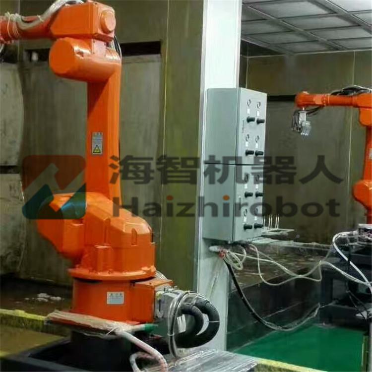 转机台喷涂器人人追踪跟踪喷涂机器机械手倒HZ1550装喷漆机械人手