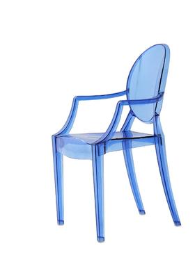 加厚儿童椅透料明椅幼PC-101S亚儿园靠背宝宝家用扶手塑小椅子克