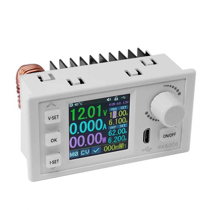 RK6006可调直流稳压维实IKQ验电源修恒压恒流6A数显5V/12V4/8V