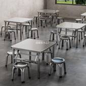 钢加厚不锈折叠桌便携烧式 烤桌子CCB外摆摊夜市简户易餐桌圆角小