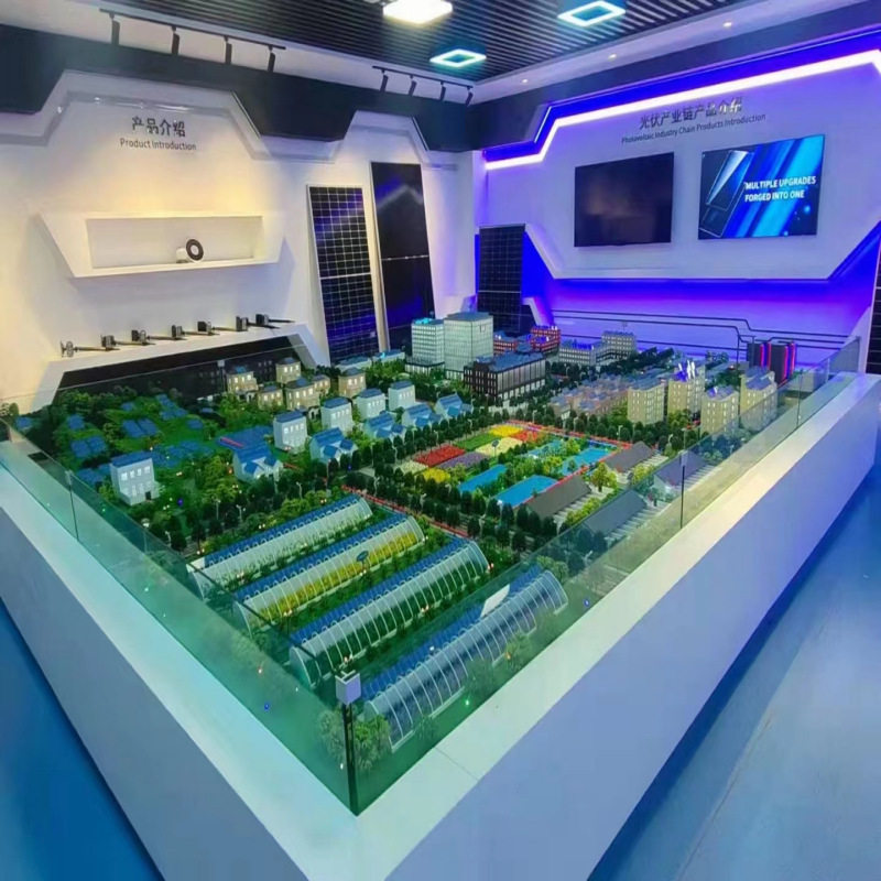 多媒体数字沙盘模型农业科技模型制作展厅沙盘地形地貌沙盘模型