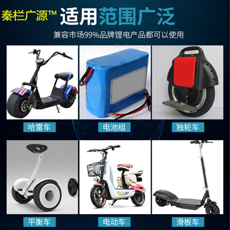 20串72伏三元聚合物锂电池瓶动车充电器84V20安AH5A8A10A快充铝壳