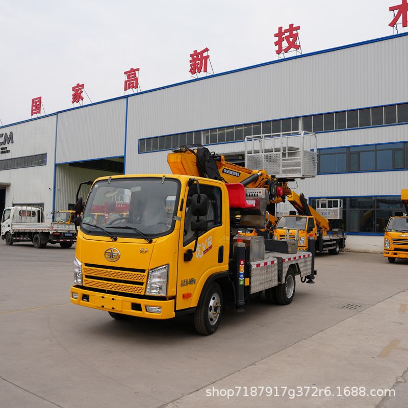 30米蓝牌高空作业车 35米国六 伸缩臂可移动式登高升降工程车