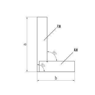 50加0度m206m80 200 上海宽坐宽座角尺90直角高精度厚63 12尺5