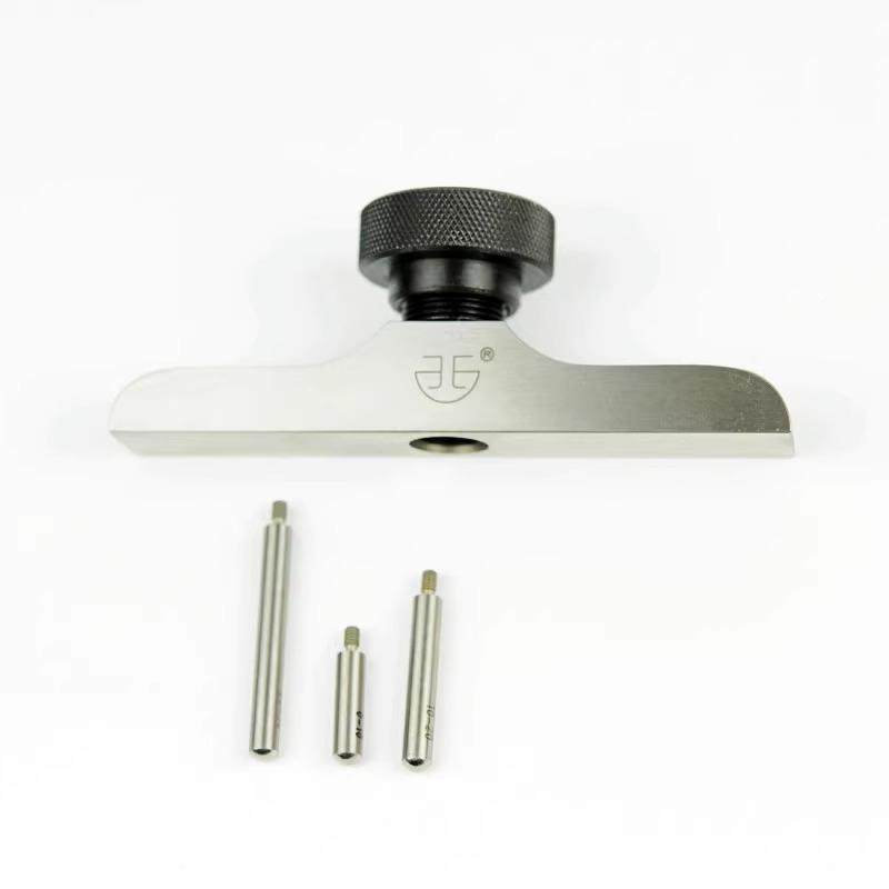 青示深度表座数766显深度规支分架深度百分表底海座百千分指表座