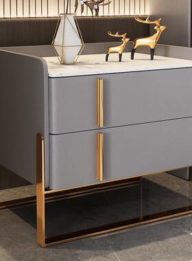 柜SNAG604全实木绿色室网红9岩G6049板皮质智能充电整装收卧纳子