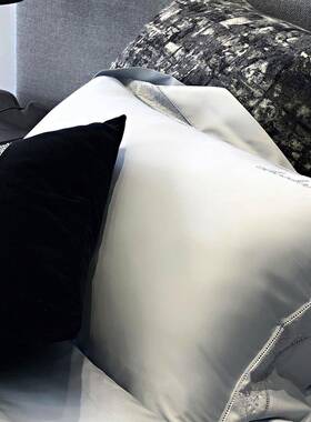 atio意式纯高端兰精天丝棉四件套柔简约L奢华高级色莱赛尔丝滑床