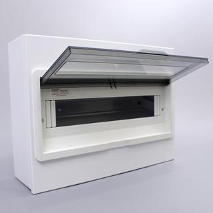 AX30配（明装）强电箱，透明电装回路6回路明电箱，家用防水强箱