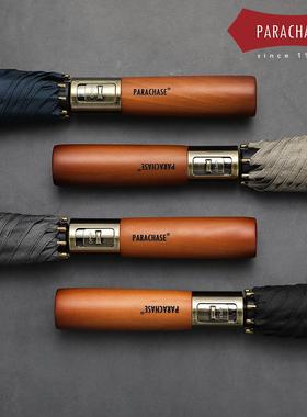 PARAC直HAS自MLG动1E.2米长柄伞推开关杆伞双人全纤维双拉色布大