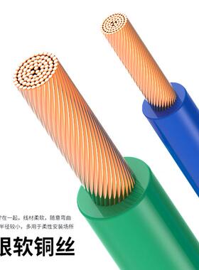 国标RV多股线软线端电子线0FBH.30.752.54平方电子线铜家用导单芯