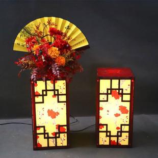 新款中式结全套婚背庆中式路引道具舞台景置梅花CD203017婚灯光路