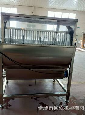 商脱用家禽卧式毛机鸡鸭鹅WQW烫毛脱毛机自全动家禽烫一脱体机