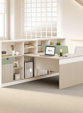 办公室员桌财务卡办桌简约现BWF代员工位46双人位屏风座公桌职椅组合